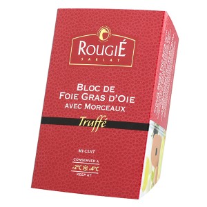 Bloc foie gras de oca con trozos trufado 180g